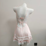 Fongt New Ballet Girl Lace Splicing Sling Dress With High-End Temperament Sweet Princess Dress
