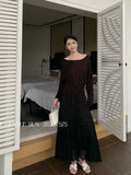 Fongt Price Does Not Return] Xiu Xixi 2025 Summer 100 Folds High Waist Half-Body Skirt French Dress 85195