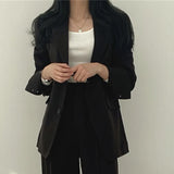 Fongt Suit Jacket Female 2024 New Spring And Fall Korean Version Chic Small Suit Jacket Design Sense Minority-Outfit