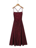 Fongt Vacation Dress Women's New Summer 2025 New Sexy Embroidery Nets Stitched Design Sensing Long