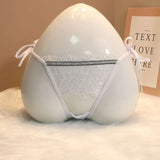 Fongt Eyelash Lace Thong Female Seduction Breathless Low-Rise Large-Size Shorts T-Pants