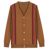 Fongt Men's New Spring Men's Knit Dress V-Neck Long Sleeve Sweater