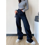 Loose High Waist Skinny White Jeans-Outfit