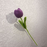 Fongt Woven Rabbit Head Sunflower Sunflower Wool Knitting Flowers Send Bestie Imitation Bouquet Finished Products-Outfit