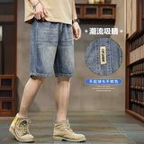 Fongt Loose Boys Casual Pants Five-Point Trousers New Thin Men's Workwear Brand Summer 2025 Shorts Five Points