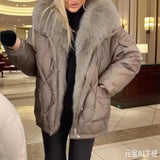 Fongt And Winter New Fashion Women's Temperament Elegant Hooded Long Cotton Clothes