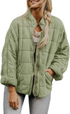Solid Color Stand-up Collar Loose Pockets