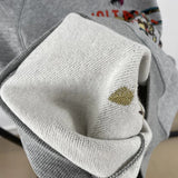 Embroidery Letter Sweatshirt Women 2023 Spring Autumn Pullover Casual Streetwear Sweatshirts Pull Hoodies Tops