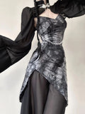 Wide Sleeve Qipao Midi