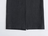 New Solid Color Slimming And Wiping Chest Medium-And Long-Style Dress 8592807-Outfit