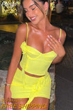 2 Piece Set Summer Fashion Floral Fringe Cami Top and Skirt Club Party Womens Outfits Elegant Matching Sets y2k