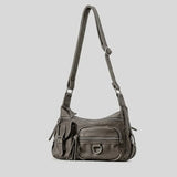 Vintage Motorcycle Pu Leather Crossbody Bag-Outfit
