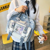 Student Campus Waterproof Backpack Women Multi-functional Travel Backpacks 2021 Schoolbags for Teenage Girls Shoulder