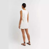 Fongt Summer New Cotton Sleeveless Shorts Pajamas Two Sets Of Fashion And Comfortable To Wear Women's Home Clothes