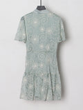 Fongt Temperament Dress Women 2025 Summer New Fashion Temperament Fresh Style Printing High-End A-Word