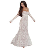 Women's Fall 2023 New Sexy Temperament Vest Long Sleeve Strap Hook Lace Sling Dress-Outfit