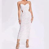 Design Heavy Industry Fashion Nails Perspective Sling Skirt Girls Party Evening Dress