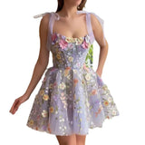 Fongt Direct Sales Women's Fashion Three-Dimensional Flower Embroidery Bag Hip Sexy Sling