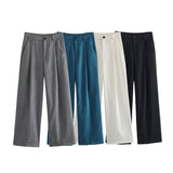 New Four-Color Vest Four-Color Casual Trousers Set-Outfit