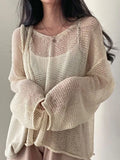long sleeve crochet knit