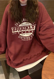Brooklyn Graphic Crew Sweatshirt-Outfit