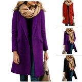 Fongt Autumn And Winter New Products Burst The Long Hair Of The Female Coat Dark Button Niot Jacket