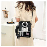 Retro Phone Shaped Crossbody