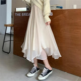 Piece Sets Women Criss-cross Casual Patchwork All-match Stylish Fall New Arrival Crop Sweater Elegant A-line Faldas Mujer