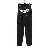 Tide Card Prints Letters, Cobwebs, Personality, Hip-Hop Couples, Hooded Sweaters, Casual Sweaters, Sports Sets.-Outfit
