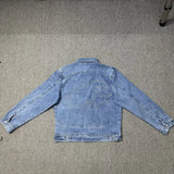 Devil Island Jeans Star Embroidered Jacket High Street Vintage Shorts-Outfit