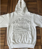 Fongt Fashion Trend Foam Sp5der Spider Web Print Loose Hoodie Couple Hoodie Hoodie