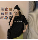 funny printed Loose basic t shirt summer pure cotton Short Sleeve cute T-shirts Women casual white tops tshirt
