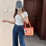 Fongt High-Waisted Elastic Micro-Horn Jeans Women Autumn And Winter French Retro No-Legs Horseshoe Horn Pants Spring And Summer
