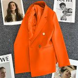 Fongt Purple Small Suit Jacket Female 2024 Spring And Autumn New Korean Version Web Celebrity Temperament Small Casual Suit-Outfit