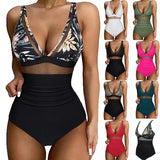 2024 New High-Waisted Swimsuit Women's Tight Sexy Hollow