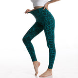 Pattern Jacquard High Elastic Cropped Comfortable Breathable Hip