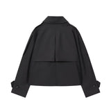 Fongt Women's Clothing Explosion Fashion Splash-Proof Short Wind Coat