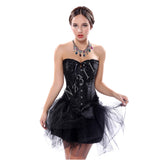 Lady Bouquet Top Sexy Belly Shaping Suit-Outfit