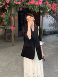 Fongt Xixi 2025 Spring New Temperament Long-Sleeved Small Suit Jacket Loose Casual Suit Tide 86051