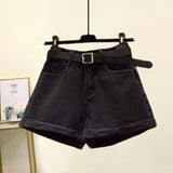 Women Summer Shorts Sets Streetwear Slash Neck Vest+white Sunscreen Blouse+denim Shorts 3 Pieces Set For Women Outfits 2022