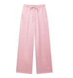 Fongt Explosion Women's Ins Wrinkled Blazer Casual Trousers Suit