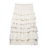 Fongt Women's Dress 2025 New Cake Skirt In The Long Half Dress Woman 3118209
