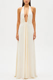 Fongt Women's Solid Color Sexy Perspective Low-Breastless Sleeveless Babes Dress Women 8075