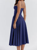 blue vintage cami midi