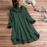 Women Blouse 2022 Autumn Plaid Checked Hoodies Long Sleeve Shirt Casual Cotton Tunic Tops Hooded Blusas Chemise Femme