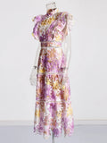 Fashion Fresh Sweet Style Dress 2025 New Collar Laceless Design Embroidery Dress Dress