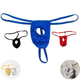 Men's Underwear Sex Style Before Open The Hole Dew Jj Panties Men's Super Sexy T-Word Trousers To Seduce Wild