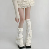 Grunge Distressed Knitted Leg