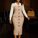 Fongt Summer Sexy Slant High Waist-Lestier Grand African Pencil Dress