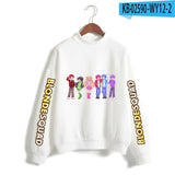 Fashion Print Turtleneck Long Sleeve
